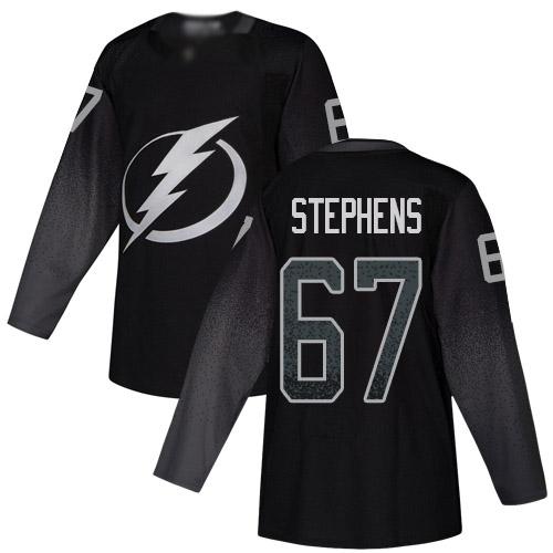 Adidas Tampa Bay Lightning #67 Mitchell Stephens Black Alternate Authentic Youth Stitched NHL Jersey->youth nhl jersey->Youth Jersey